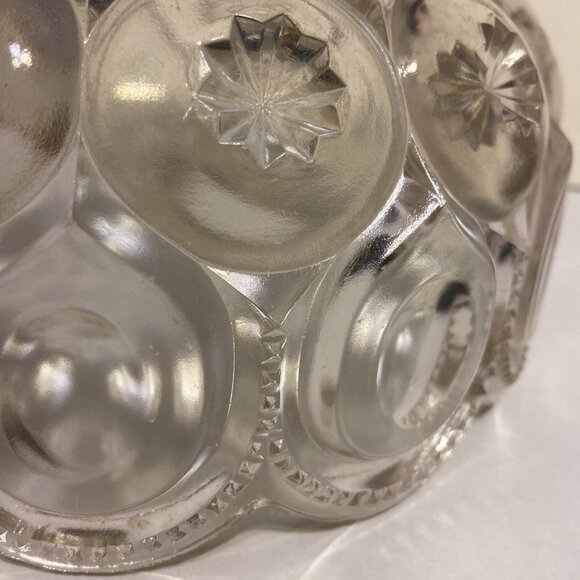 Bowl Moon And Stars Glass 2lb. 6.5 Oz. 8 in X 4 in. 26 in Diameter. - Picture 8 of 8